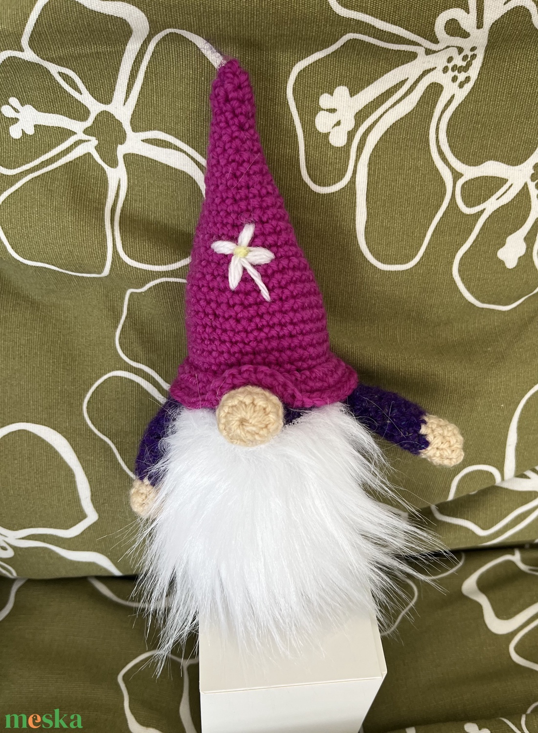 Tavasz manó/lila - otthon & életmód - dekoráció - dísztárgy - Meska.hu