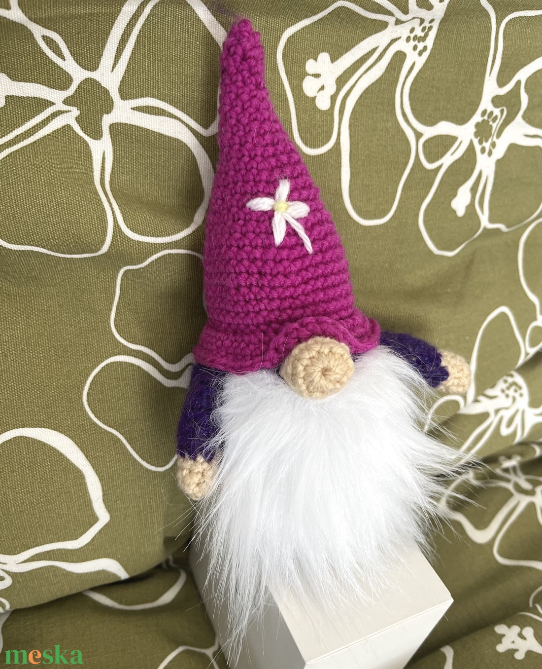 Tavasz manó/lila - otthon & életmód - dekoráció - dísztárgy - Meska.hu