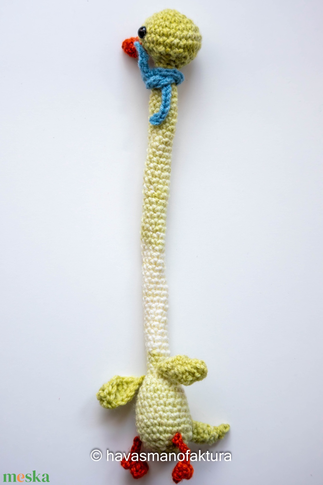 Kacsa kék sállal - játék & sport - plüssállat & játékfigura - más figura - Meska.hu