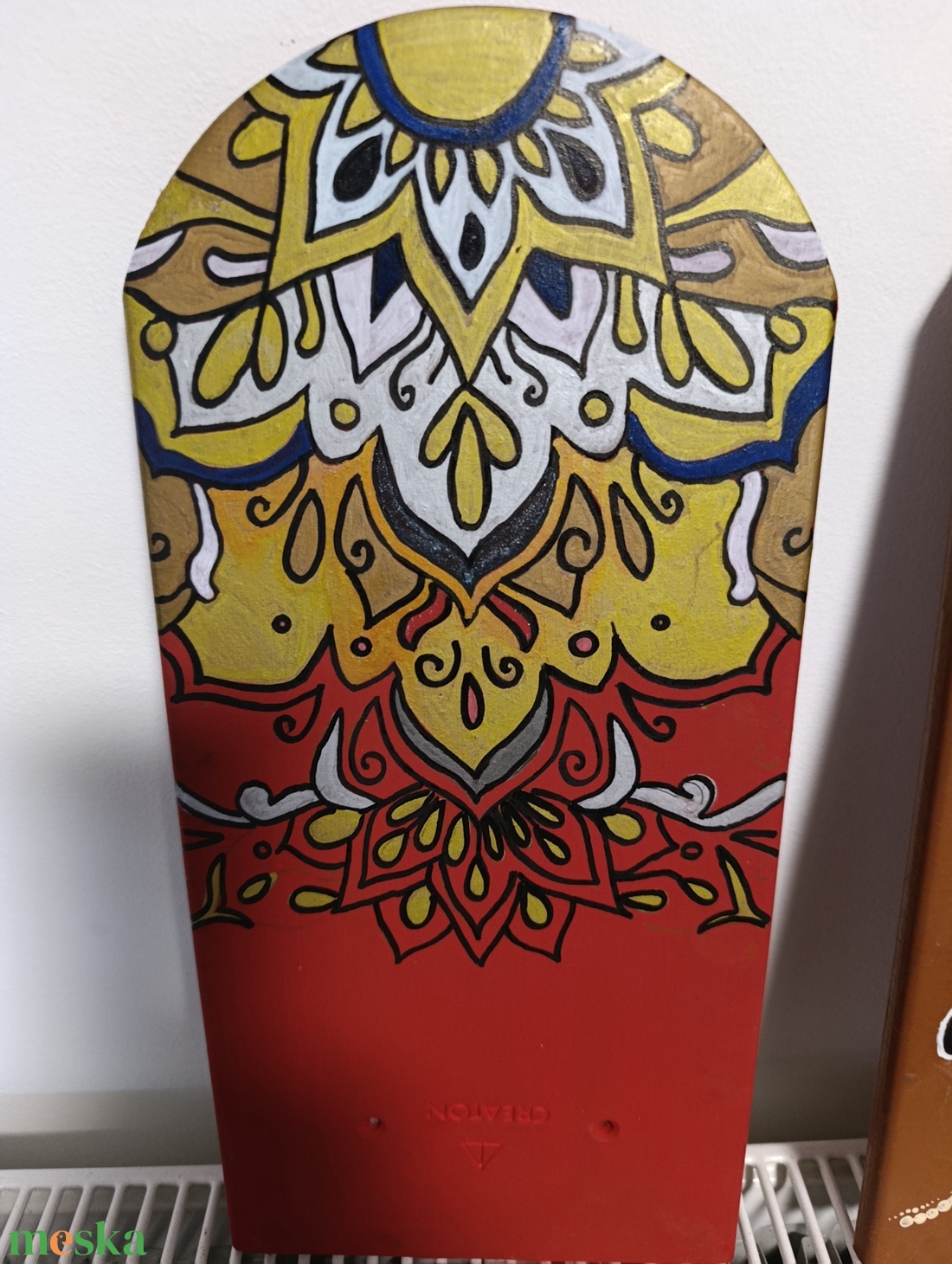 Házszám cserép - mandalával  - otthon & életmód - ház & kert - házszám - Meska.hu