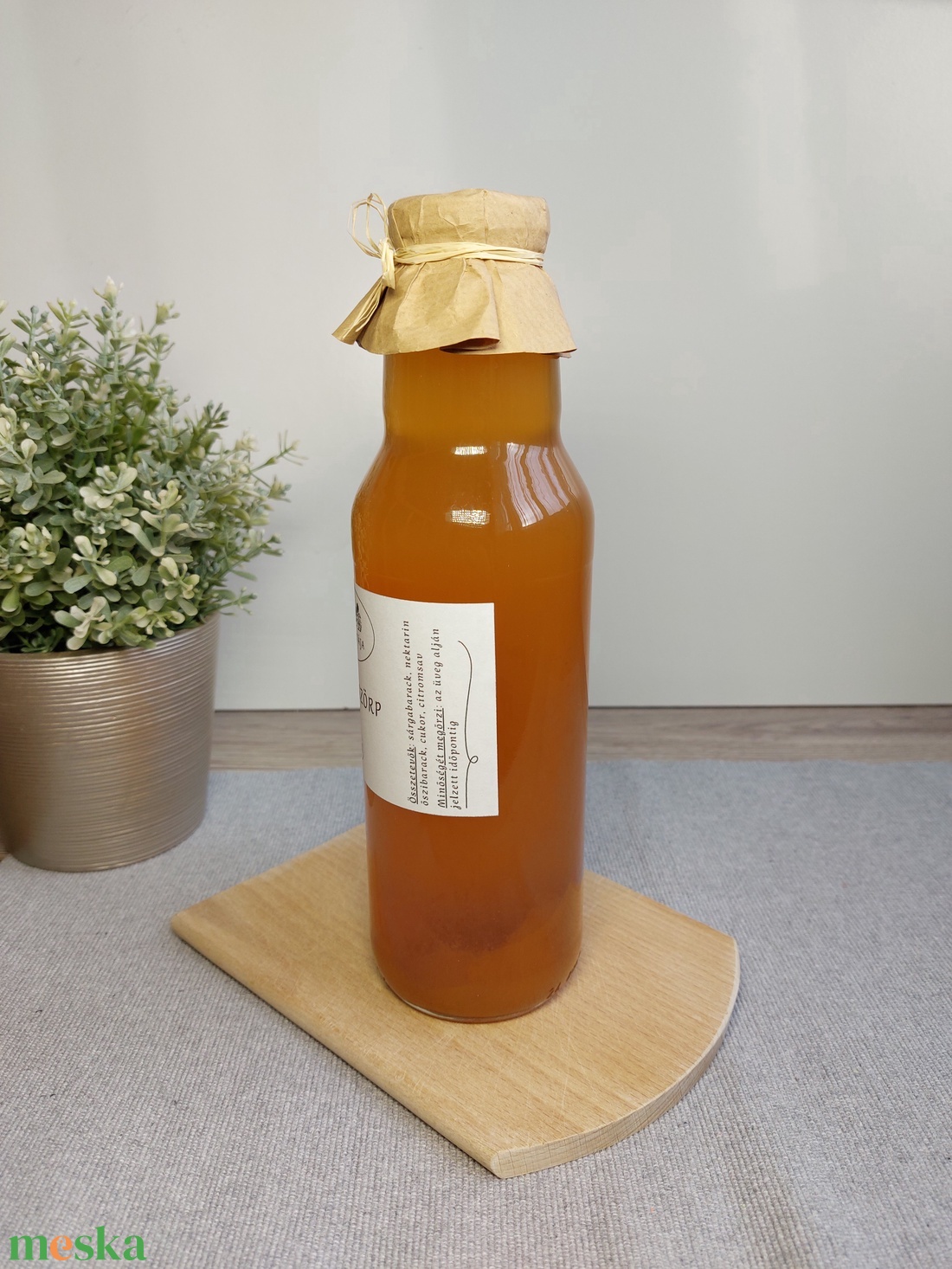 Barackszörp - élelmiszer - szörp - Meska.hu