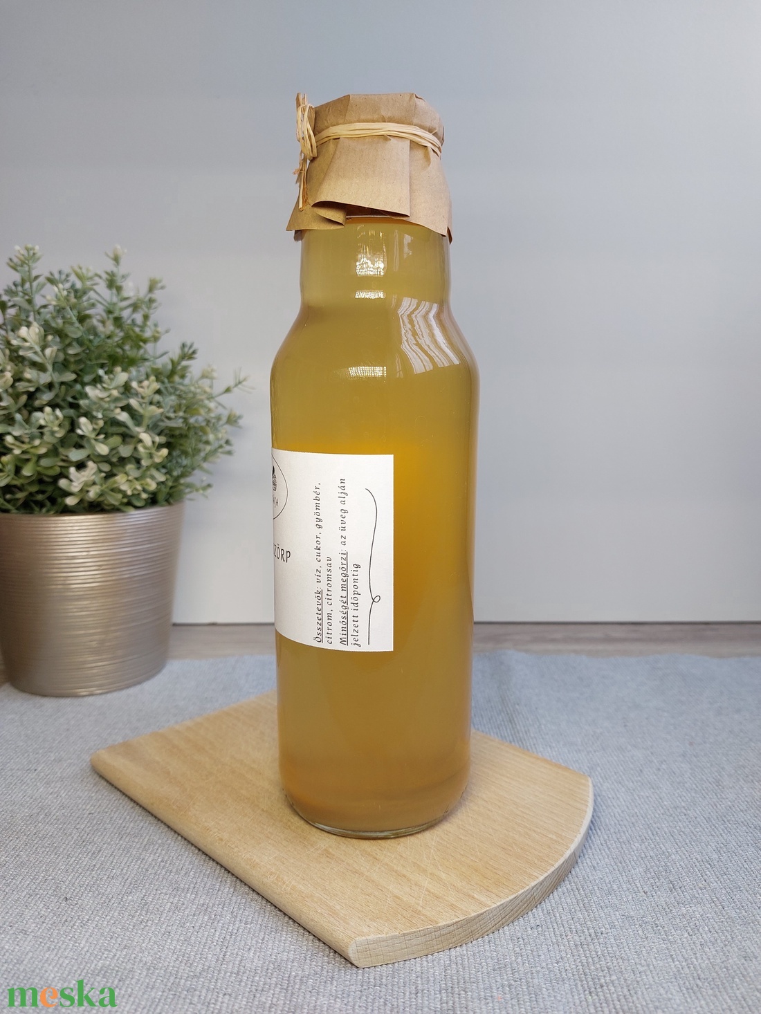 Gyömbérszörp - élelmiszer - szörp - Meska.hu