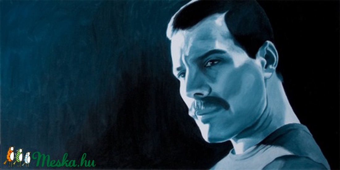 Freddie Mercury - eredeti olaj festmény - - Meska.hu Freddie Mercury - eredeti olaj festmény - - Meska.hu