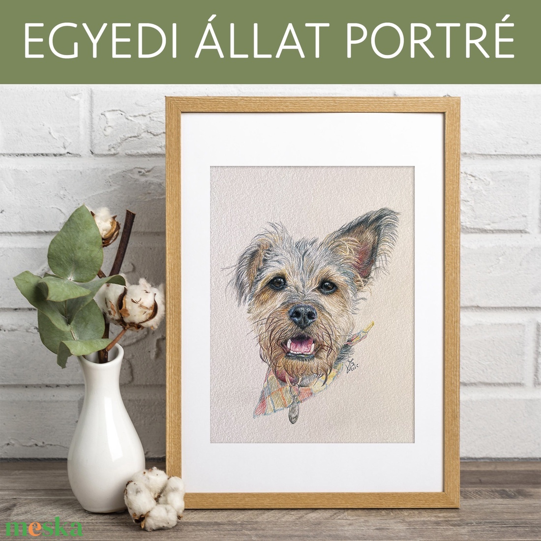 Kézzel készített állat portré, kutya, cica, ló, vadászgörény, papagáj - művészet - grafika & illusztráció - ceruzarajz - Meska.hu