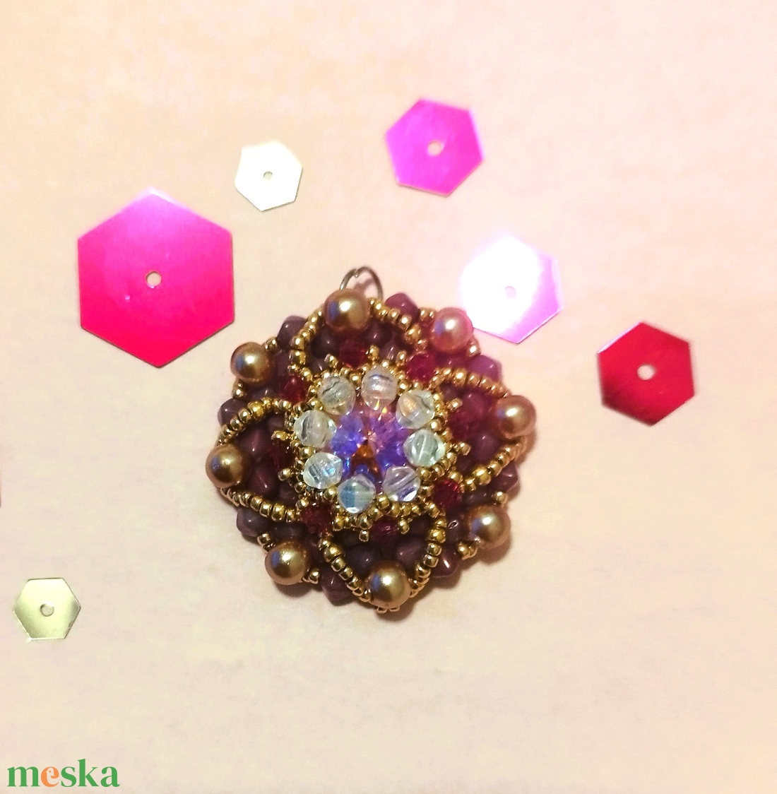 Magic love medál - ékszer - nyaklánc - medál - Meska.hu