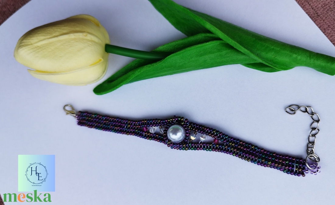 Calypso karkötő - ékszer - karkötő - gyöngyös karkötő - Meska.hu