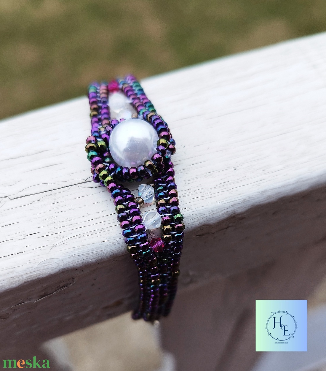 Calypso karkötő - ékszer - karkötő - gyöngyös karkötő - Meska.hu