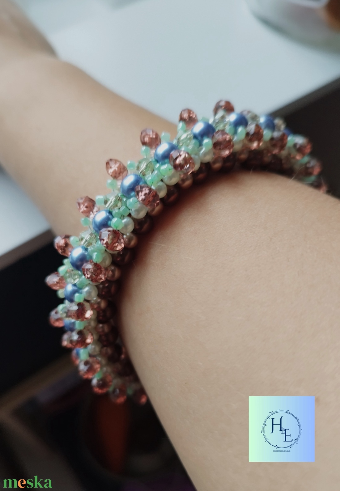 Beach karkötő - ékszer - karkötő - gyöngyös karkötő - Meska.hu