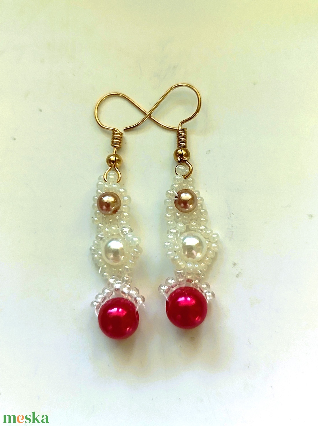 Trojka fülbevaló - ékszer - fülbevaló - lógó fülbevaló - Meska.hu