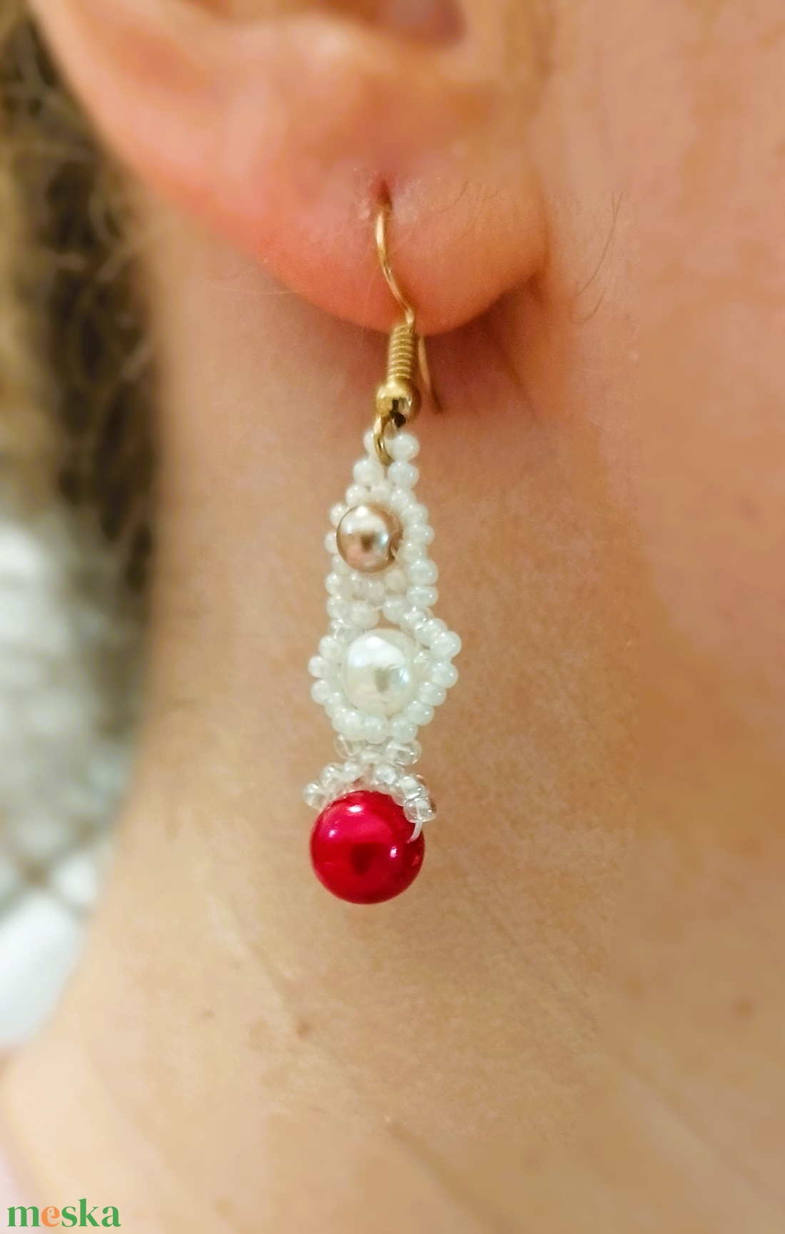 Trojka fülbevaló - ékszer - fülbevaló - lógó fülbevaló - Meska.hu