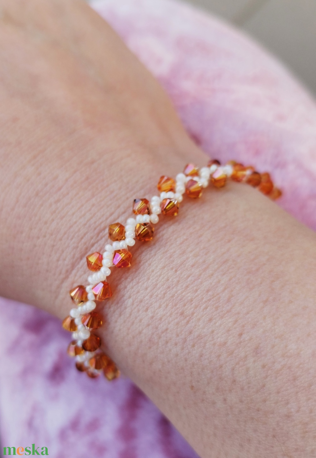 Fruzsina karkötő - ékszer - karkötő - gyöngyös karkötő - Meska.hu