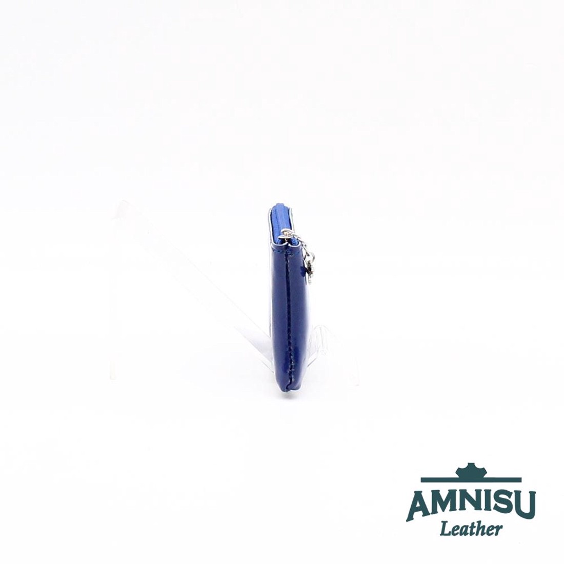 Sötétkék lakk egy cipzáras kulcstartó A6009 - táska & tok - kulcstartó & táskadísz - kulcstartó - Meska.hu
