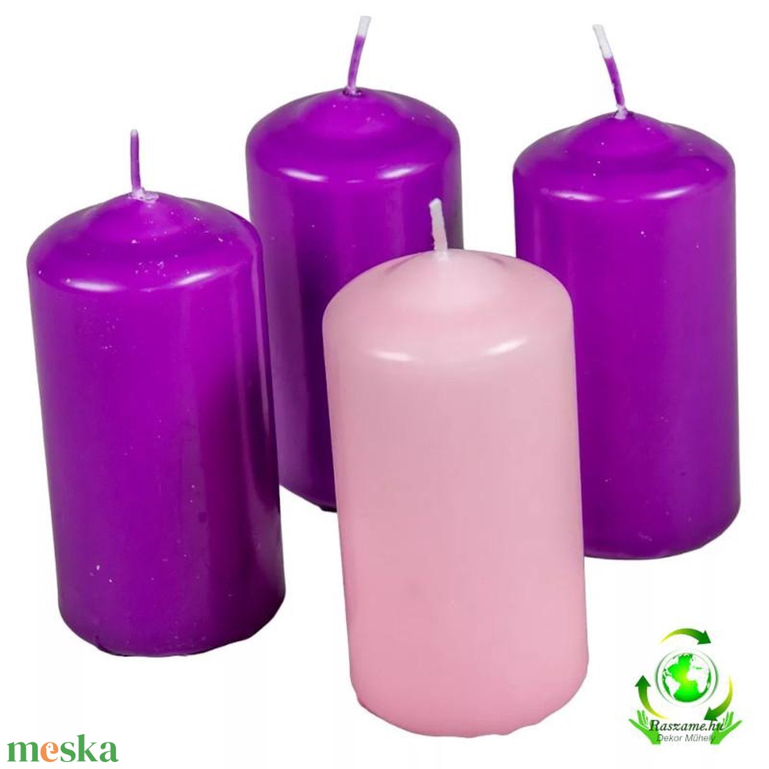 Mártott henger gyertya 50x100 mm - 3lila 1rózsaszín - kellékek & szerszámok - dekorációs kellékek - dekorációs gyertya - Meska.hu Mártott henger gyertya 50x100 mm - 3lila 1rózsaszín - kellékek & szerszámok - dekorációs kellékek - dekorációs gyertya - Meska.hu
