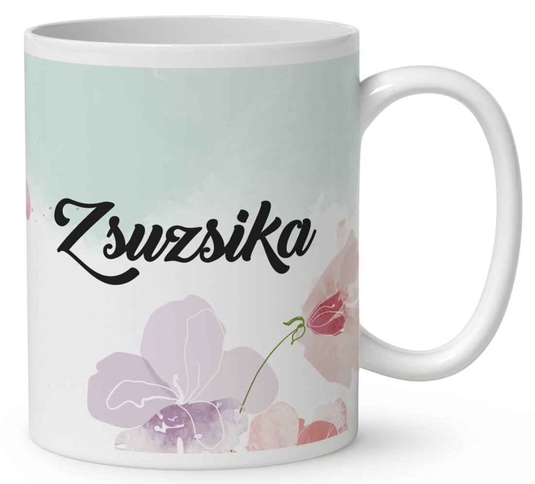 Névvel kérhető - Napraforgós manó kosárral mintás bögre - otthon & életmód - konyhafelszerelés, tálalás - tálalás - bögre & csésze - Meska.hu