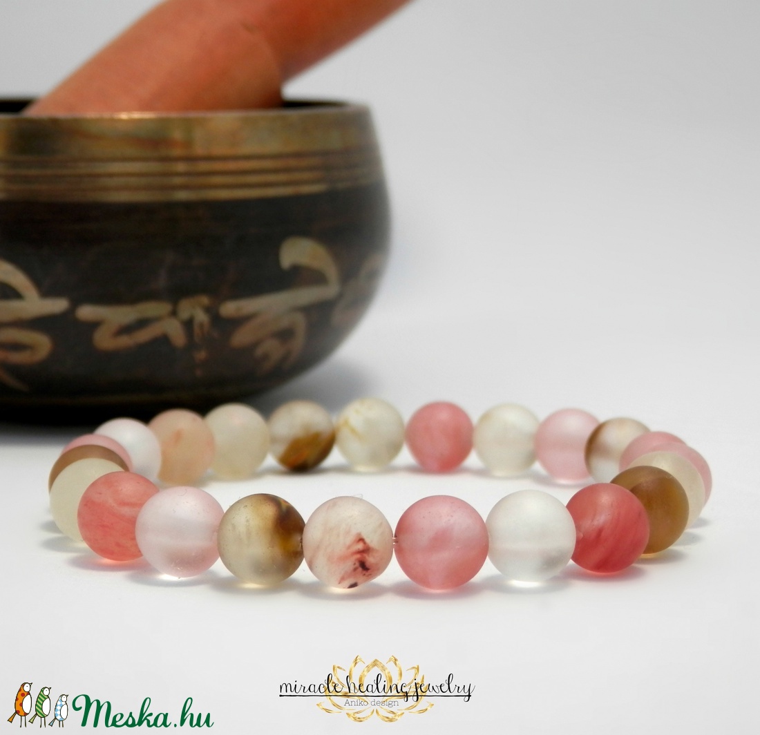Eperkvarc ásvány karkötő Akció - ékszer - karkötő - Meska.hu