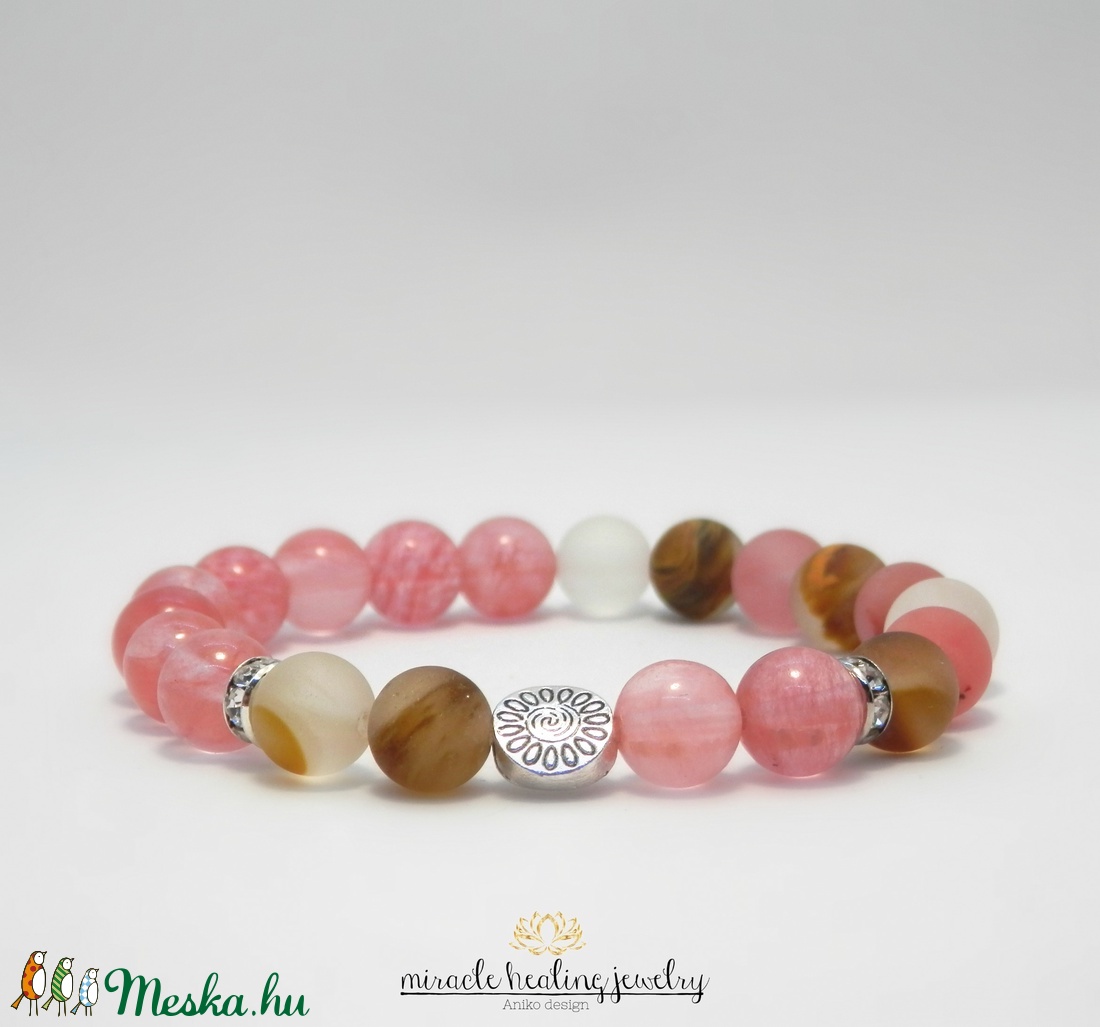 Fényes és matt epervarc karkötő - ékszer - karkötő - Meska.hu