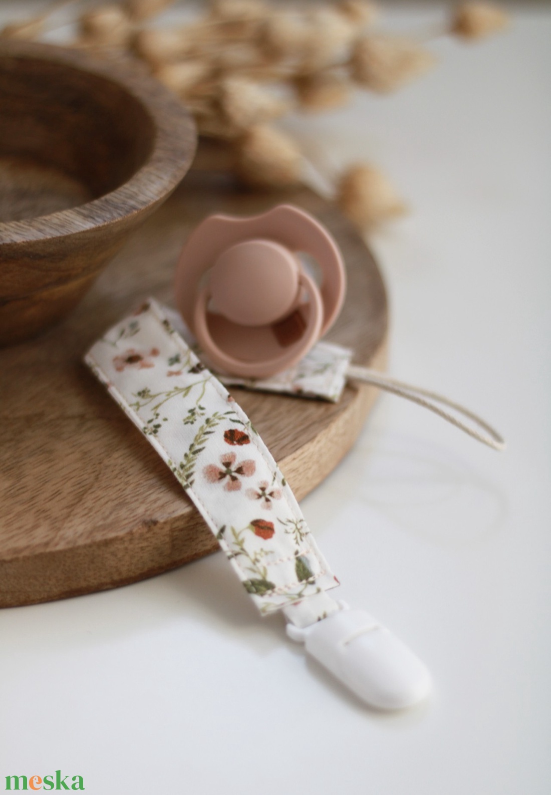 Virágos cumilánc - játék & sport - 3 éves kor alattiaknak - cumilánc - Meska.hu