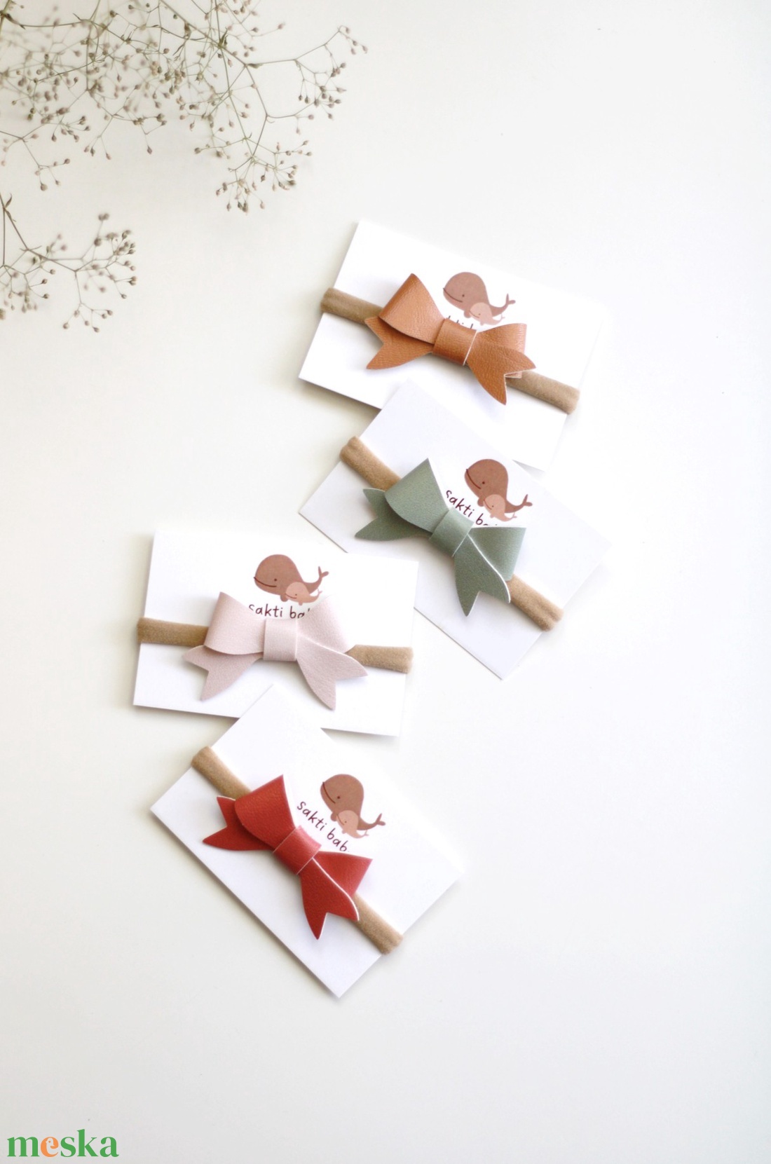 Mustár elasztikus pánt babáknak - ruha & divat - hajdísz & hajcsat - hajráf & hajpánt - Meska.hu