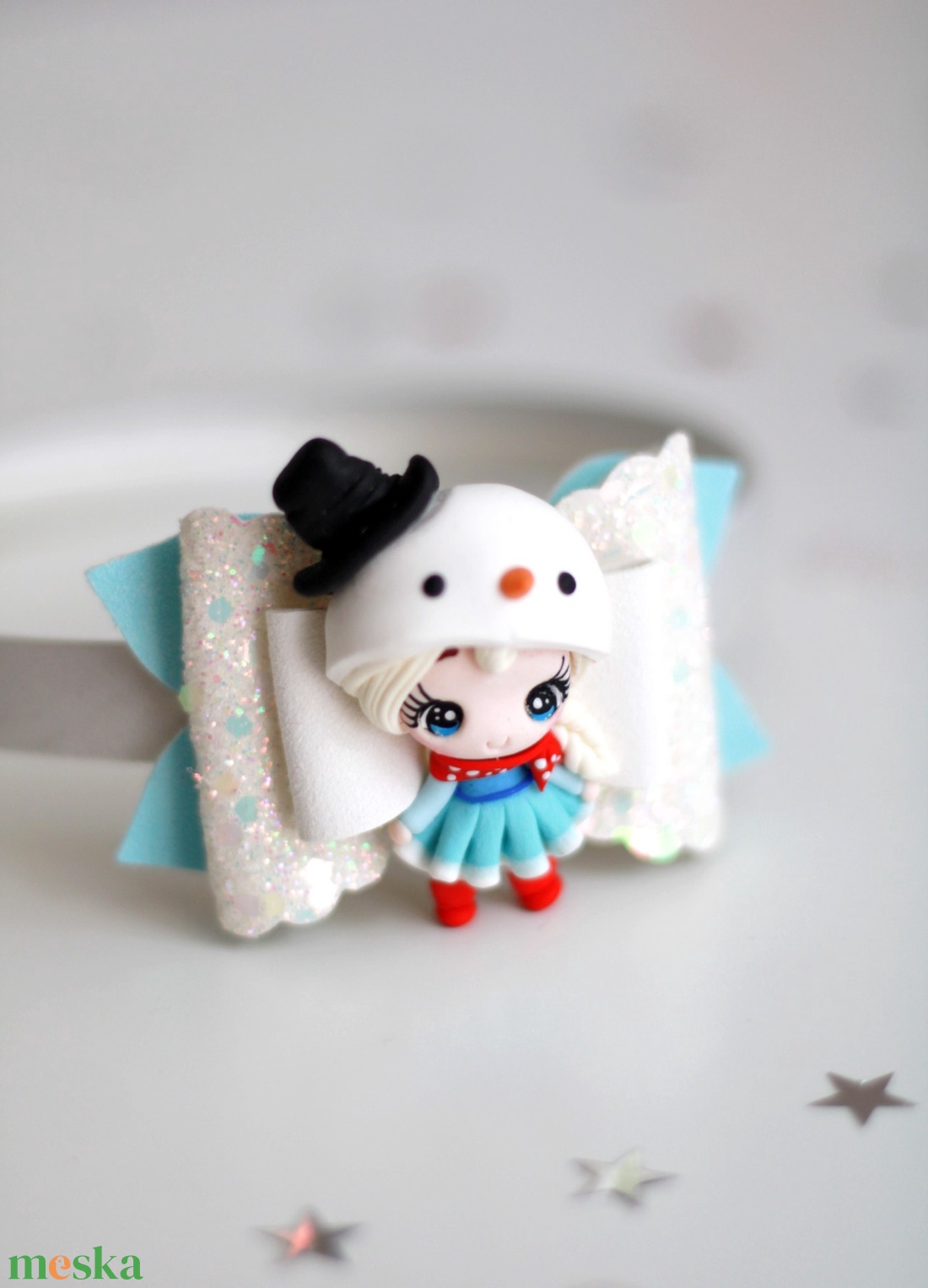 Jégvarázs hajráf, hajpánt, gyerek hajdísz, hajbavaló - ruha & divat - hajdísz & hajcsat - hajráf & hajpánt - Meska.hu