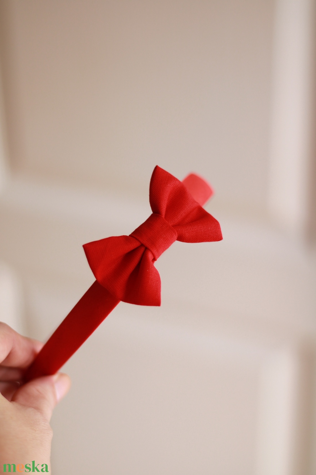 piros hajráf, hajpánt Mariannak - ruha & divat - hajdísz & hajcsat - hajráf & hajpánt - Meska.hu