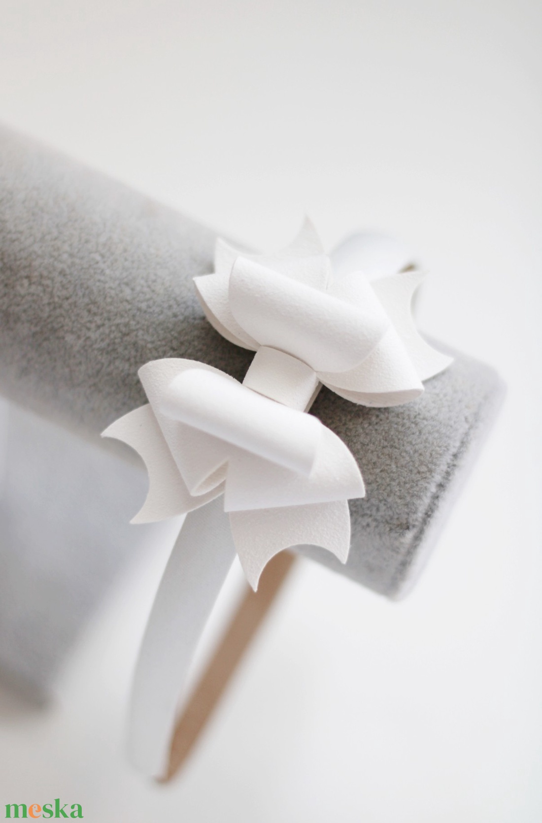 Tört fehér gyerek hajráf, hajpánt - ruha & divat - hajdísz & hajcsat - hajráf & hajpánt - Meska.hu