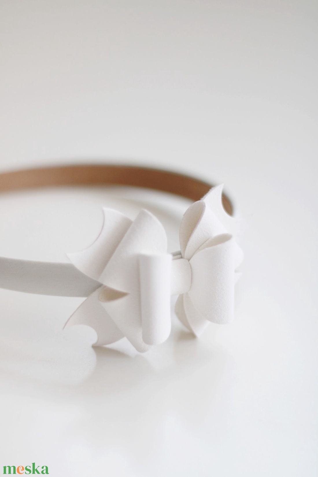 Tört fehér gyerek hajráf, hajpánt - ruha & divat - hajdísz & hajcsat - hajráf & hajpánt - Meska.hu