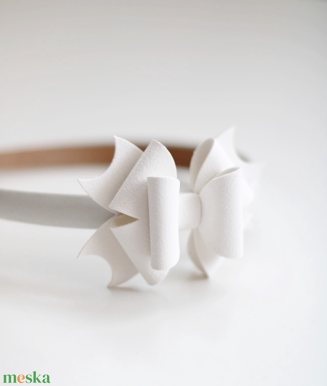 Tört fehér gyerek hajráf, hajpánt - ruha & divat - hajdísz & hajcsat - hajráf & hajpánt - Meska.hu