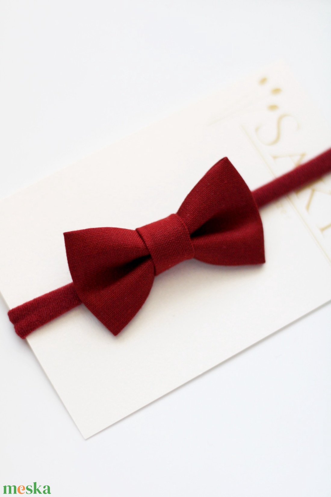 Bordó sima masnis elasztikus fejpánt , baba fejpánt, hajpánt - ruha & divat - hajdísz & hajcsat - hajráf & hajpánt - Meska.hu