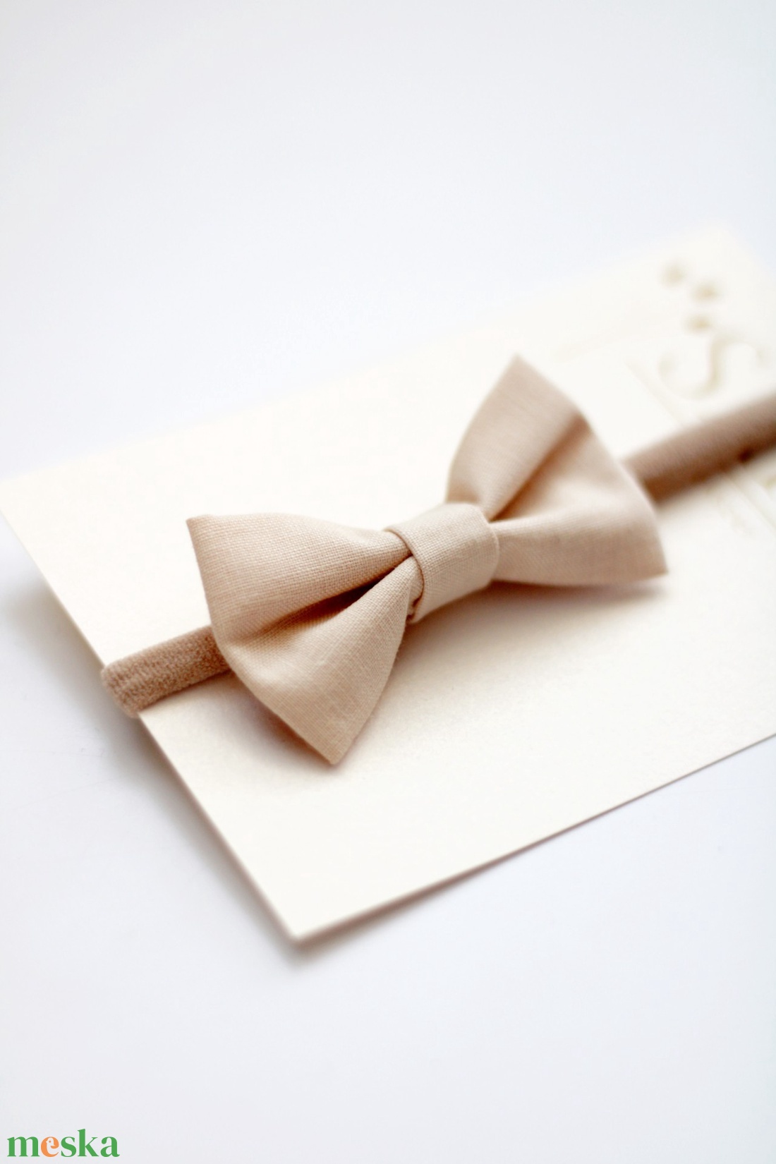 Drapp sima masnis elasztikus fejpánt , baba fejpánt, hajpánt - ruha & divat - hajdísz & hajcsat - hajráf & hajpánt - Meska.hu