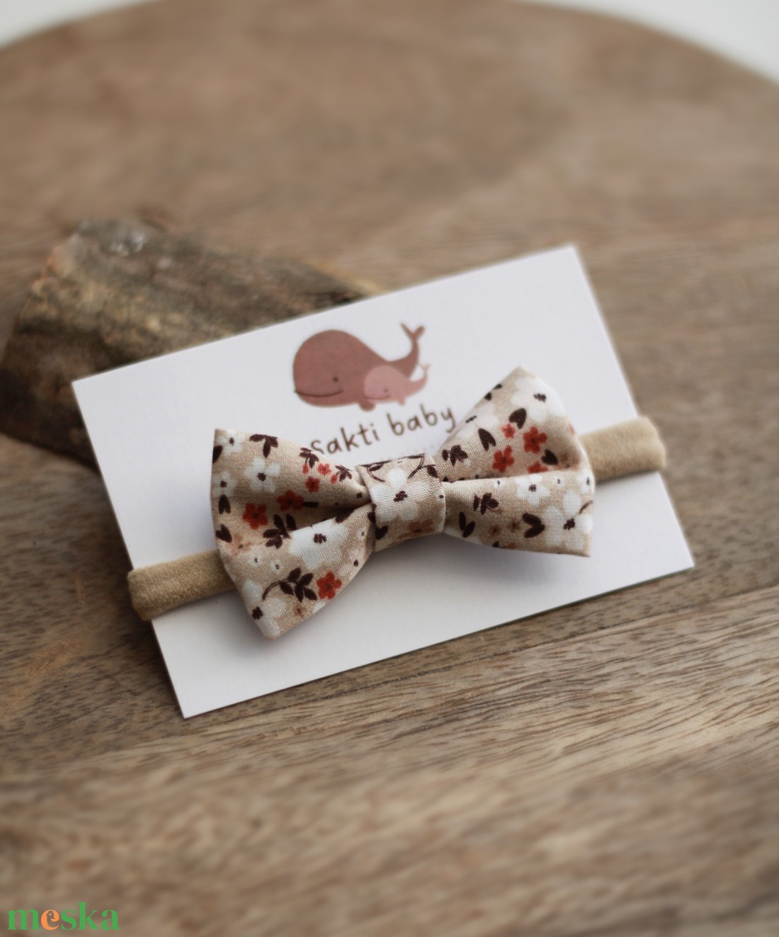 Natural floral sima masnis elasztikus fejpánt , baba fejpánt, hajpánt - ruha & divat - hajdísz & hajcsat - hajráf & hajpánt - Meska.hu