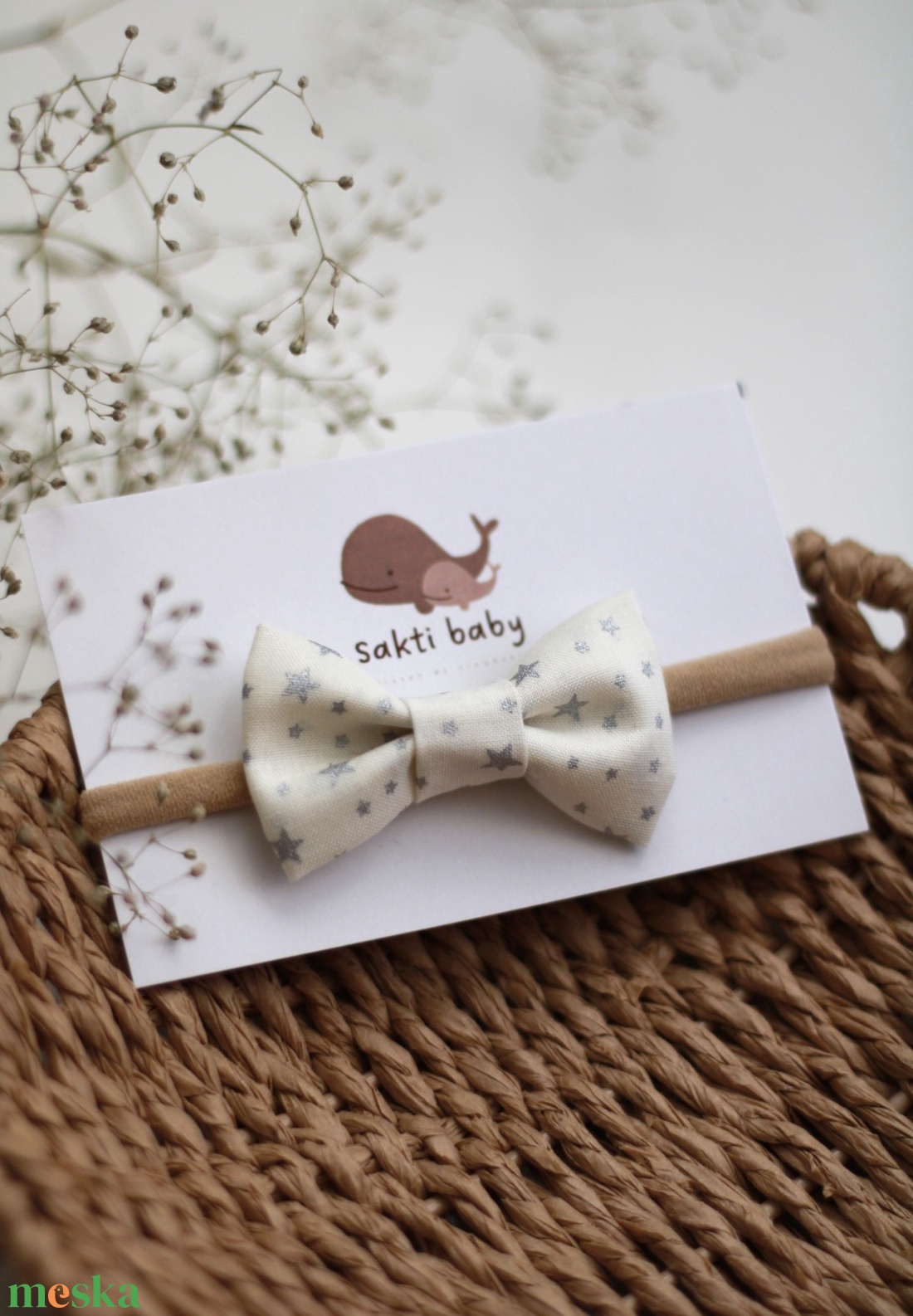 Csillagos sima masnis elasztikus fejpánt , baba fejpánt, hajpánt - ruha & divat - hajdísz & hajcsat - hajráf & hajpánt - Meska.hu