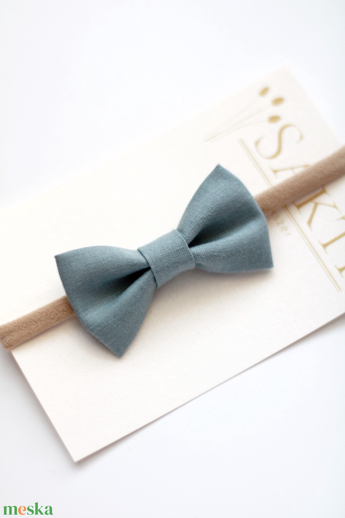 Menta sima masnis elasztikus fejpánt , baba fejpánt, hajpánt - ruha & divat - hajdísz & hajcsat - hajráf & hajpánt - Meska.hu