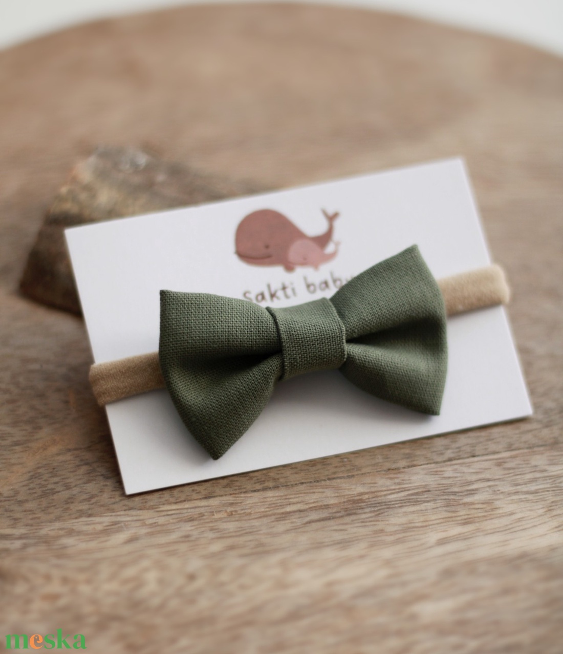 Khaki sima masnis elasztikus fejpánt , baba fejpánt, hajpánt - ruha & divat - hajdísz & hajcsat - hajráf & hajpánt - Meska.hu