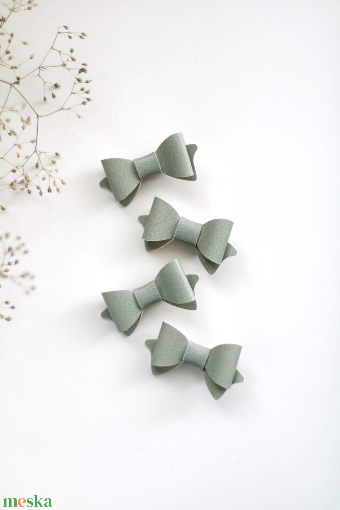 Menta mini hajcsat, hajcsat - ruha & divat - hajdísz & hajcsat - hajcsat & hajtű - Meska.hu