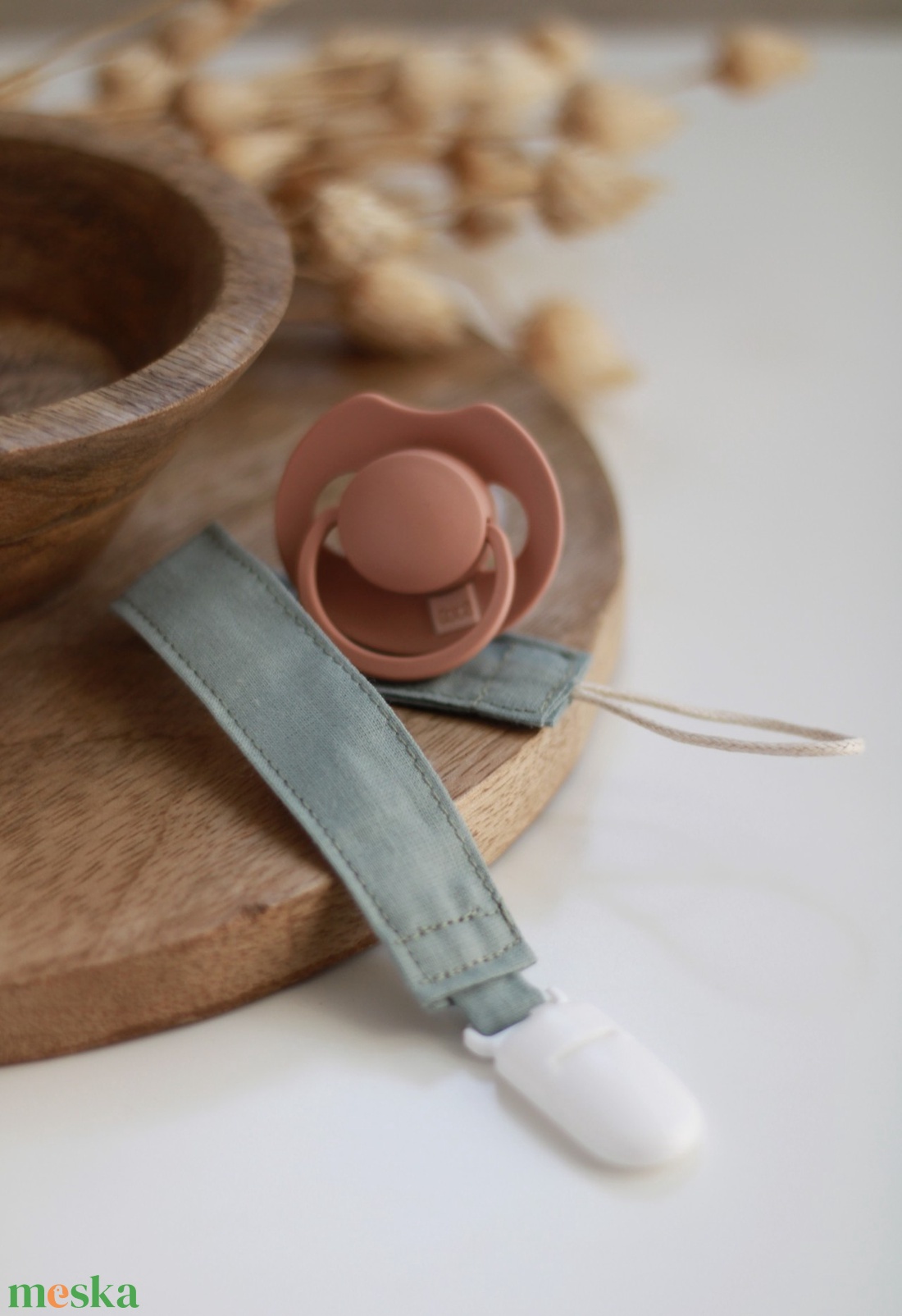 Közép menta cumilánc - játék & sport - 3 éves kor alattiaknak - cumilánc - Meska.hu