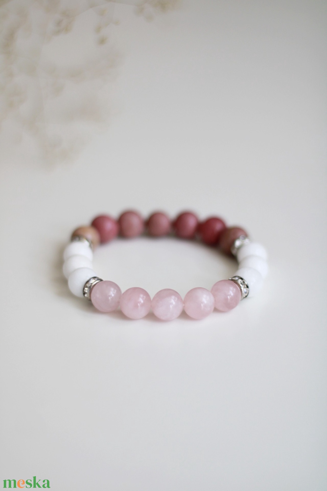 Ömszeretet karkötő, ásvány karkötő, karkötő - ékszer - karkötő - ásványkarkötő - Meska.hu