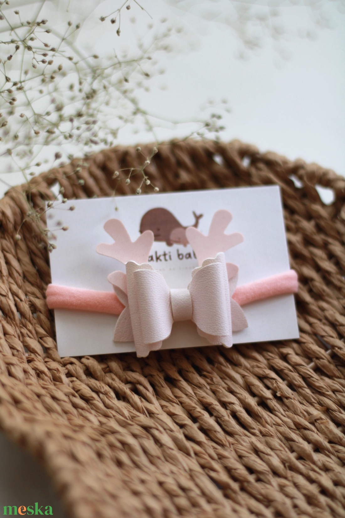 Rénszarvas elasztikus fejpánt - ruha & divat - hajdísz & hajcsat - hajráf & hajpánt - Meska.hu