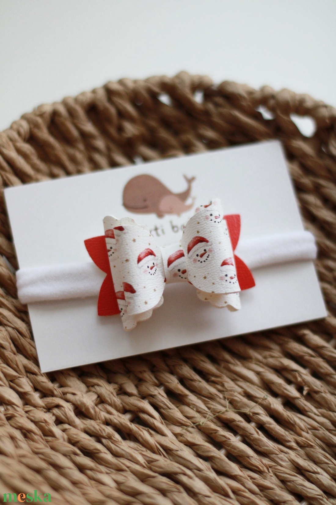 Hóemberes elasztikus fejpánt - ruha & divat - hajdísz & hajcsat - hajráf & hajpánt - Meska.hu