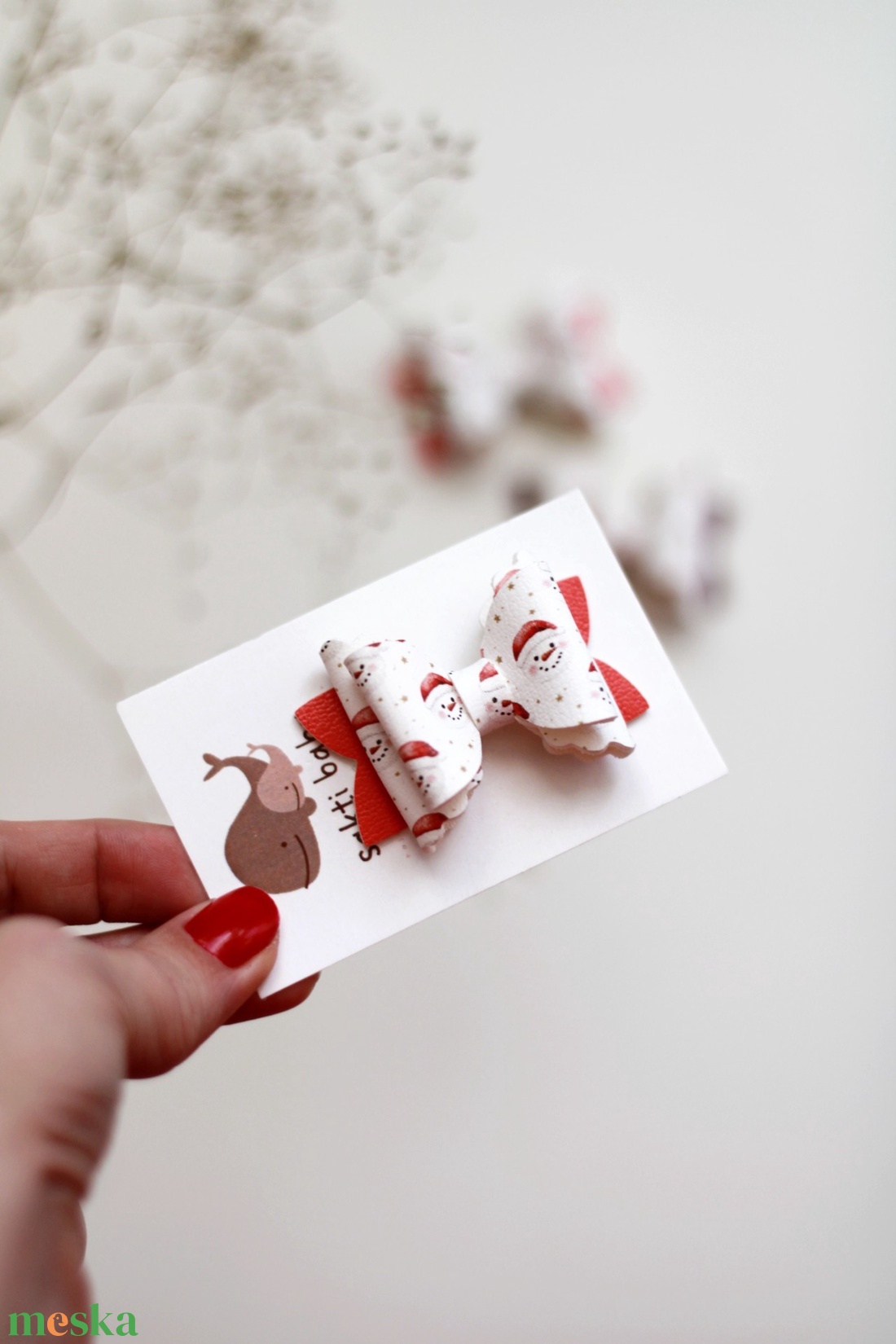 Hóemberes hajcsat - ruha & divat - hajdísz & hajcsat - hajcsat & hajtű - Meska.hu