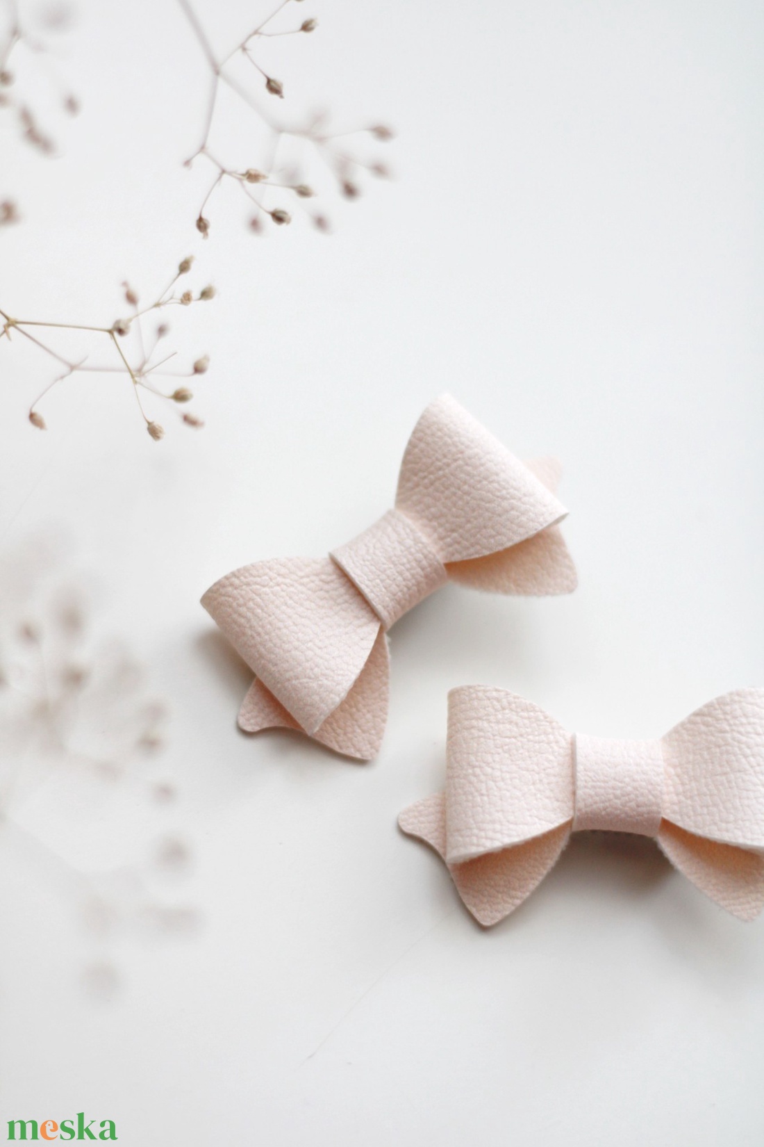 Barack mini hajcsat, hajcsat - ruha & divat - hajdísz & hajcsat - hajcsat & hajtű - Meska.hu