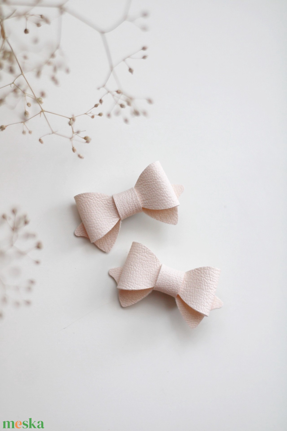 Barack mini hajcsat, hajcsat - ruha & divat - hajdísz & hajcsat - hajcsat & hajtű - Meska.hu