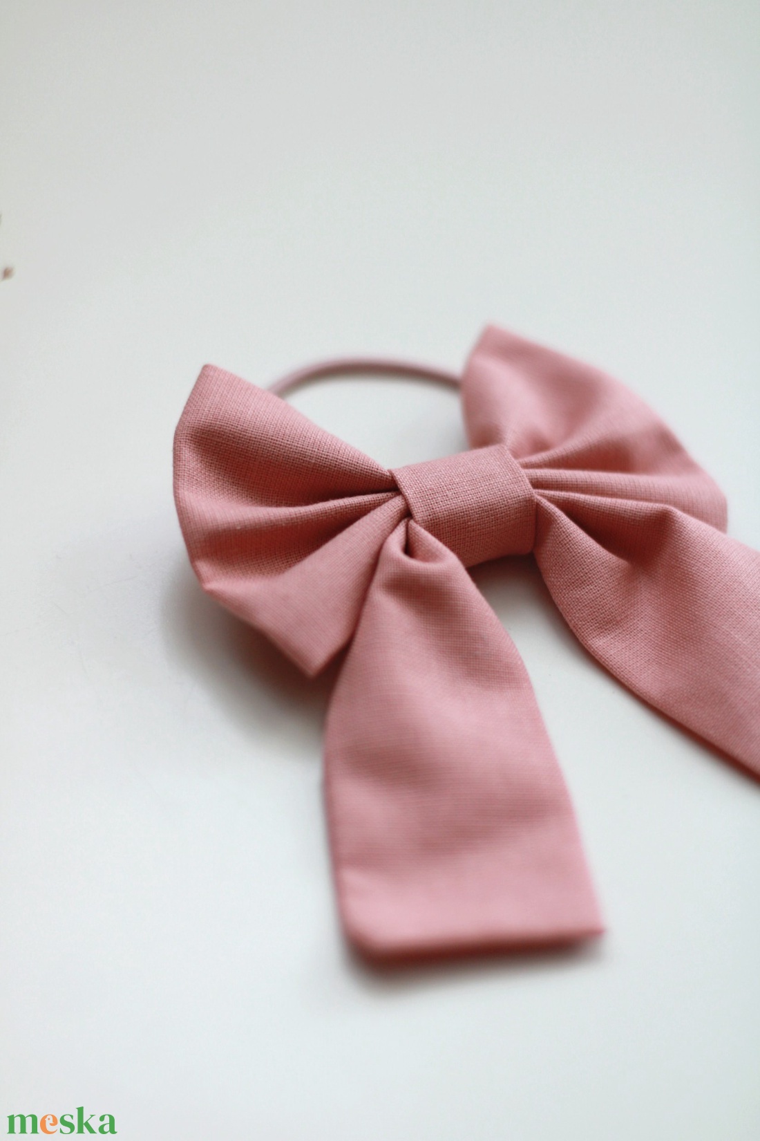 Sötét rózsaszín hajgumi - ruha & divat - hajdísz & hajcsat - hajgumi - Meska.hu