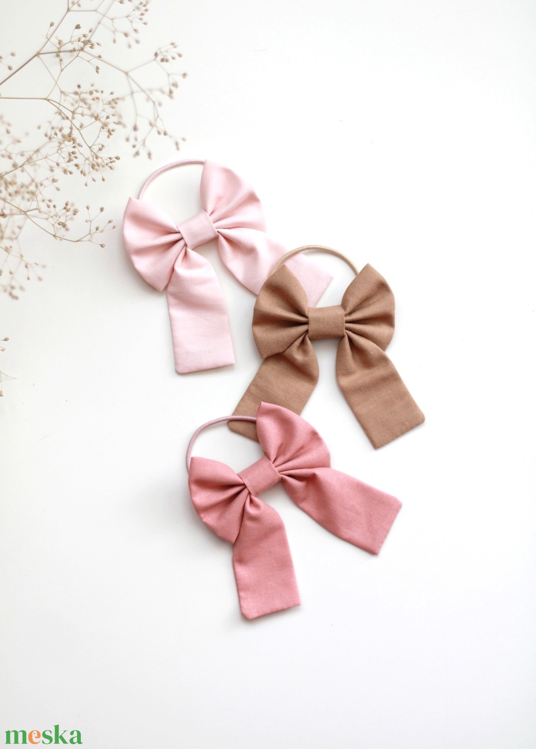 Sötét rózsaszín hajgumi - ruha & divat - hajdísz & hajcsat - hajgumi - Meska.hu