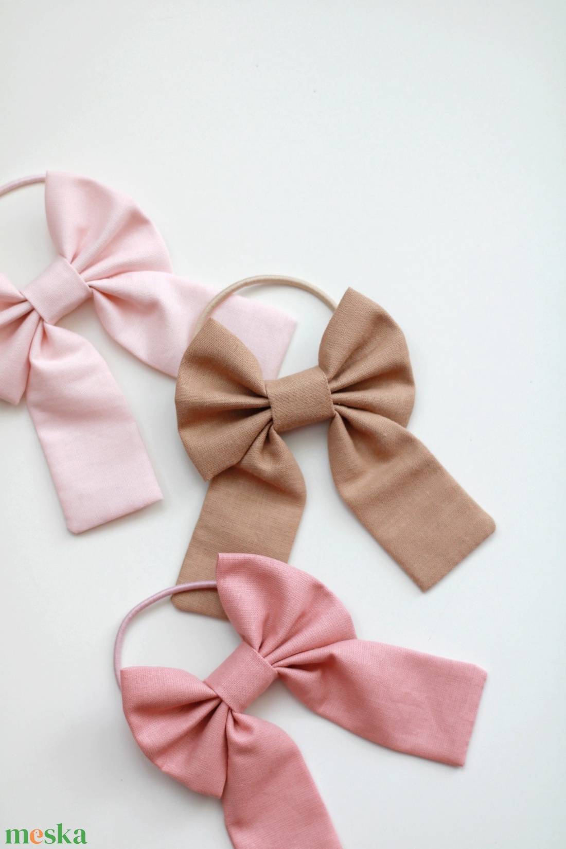 Krém barna hajgumi - ruha & divat - hajdísz & hajcsat - hajgumi - Meska.hu