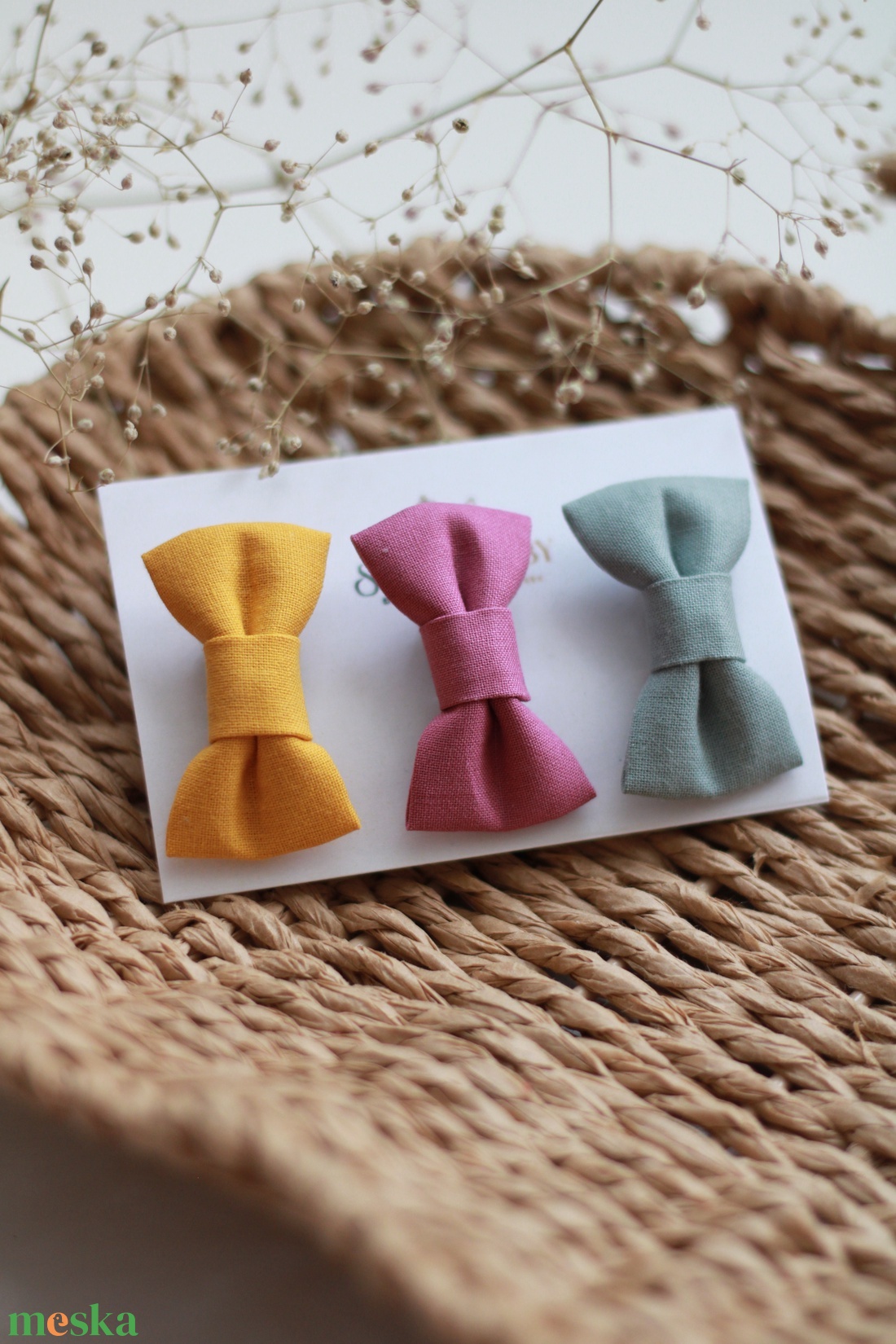 Mini hajcsat szett - tarka rét - ruha & divat - hajdísz & hajcsat - hajcsat & hajtű - Meska.hu