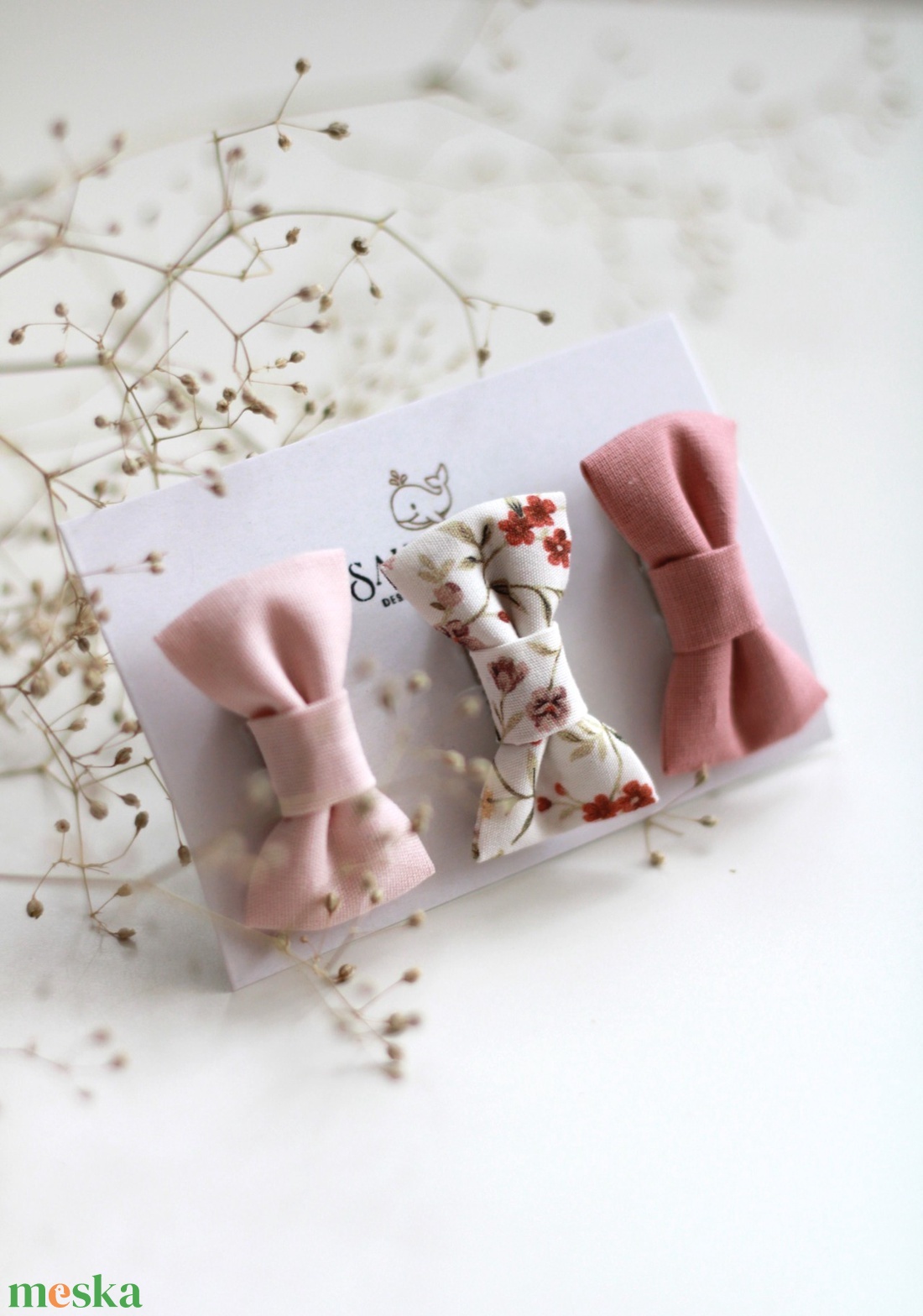 Mini hajcsat szett - nature garden - ruha & divat - hajdísz & hajcsat - hajcsat & hajtű - Meska.hu