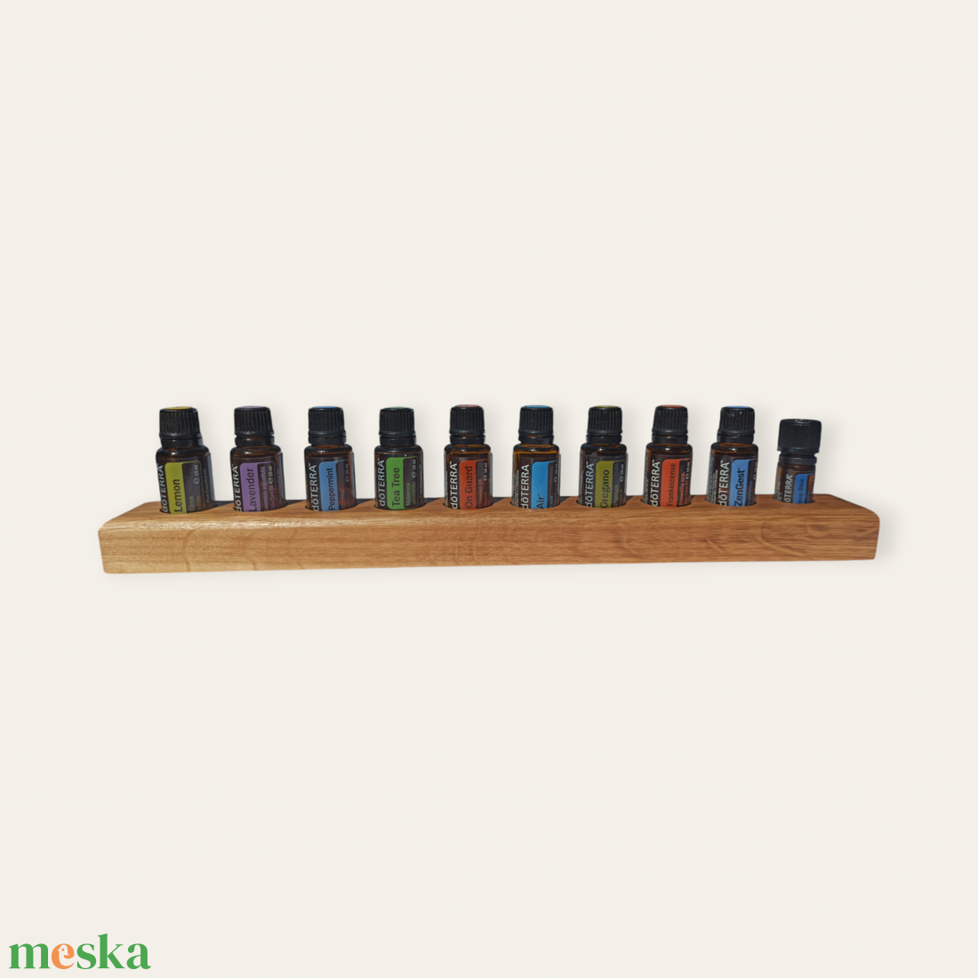 Esszenciális illóolaj tároló doTERRA Home Essential csomaghoz 1 sorban 2 féle anyagvastagsággal - otthon & életmód - dekoráció - dísztárgy - Meska.hu
