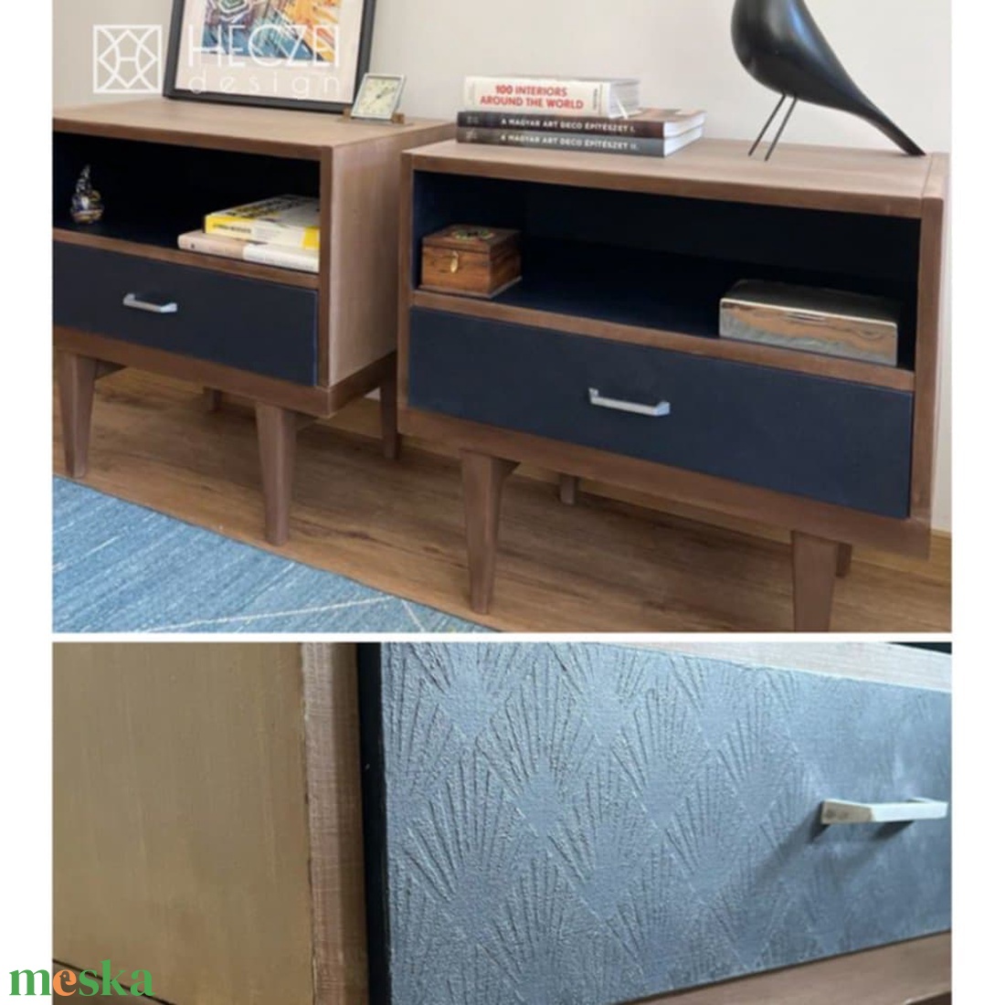 Retro éjjeliszekrények  - otthon & életmód - bútor - komód - Meska.hu