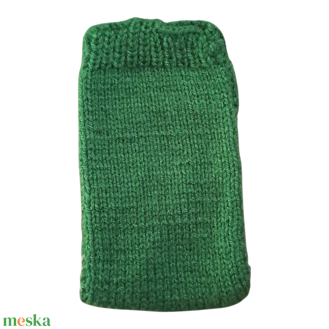 Zöld- barna- beige kötött, hímzett telefontok - táska & tok - pénztárca & más tok - telefontok - Meska.hu