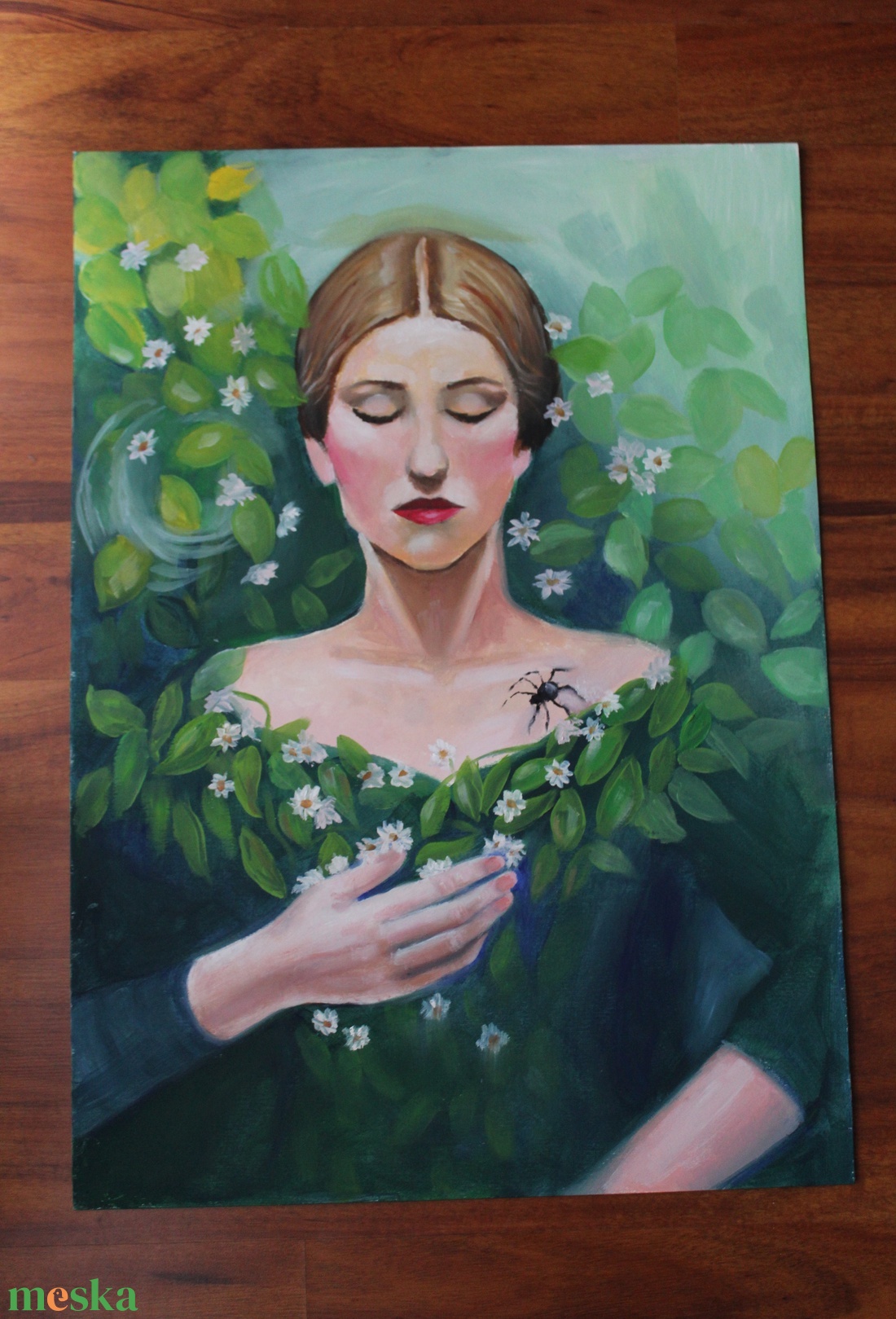 Portré, tanulmány - művészet - festmény - olajfestmény - Meska.hu